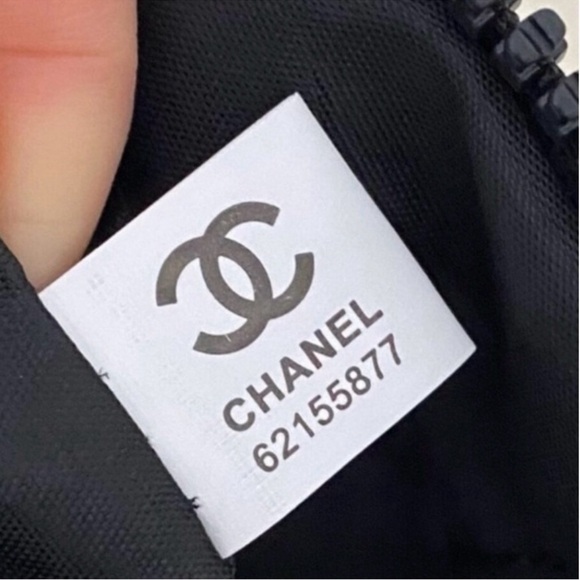 CHANEL Black Quilted Large Pouch, NWOT - Picture 6 of 11